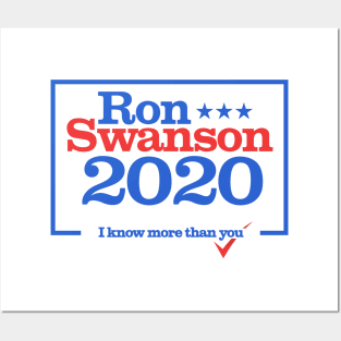 Ron Swanson for US President 2020 Posters and Art